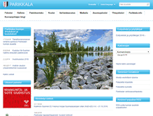 Tablet Screenshot of parikkala.fi